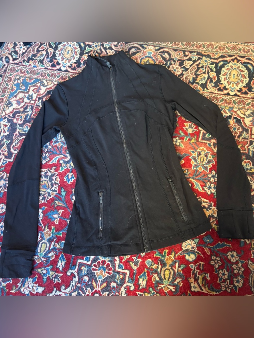 lululemon athletica Black Zip-Up Jacket